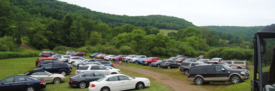 Bozberry Farms Blueberry Farm Parking Lot